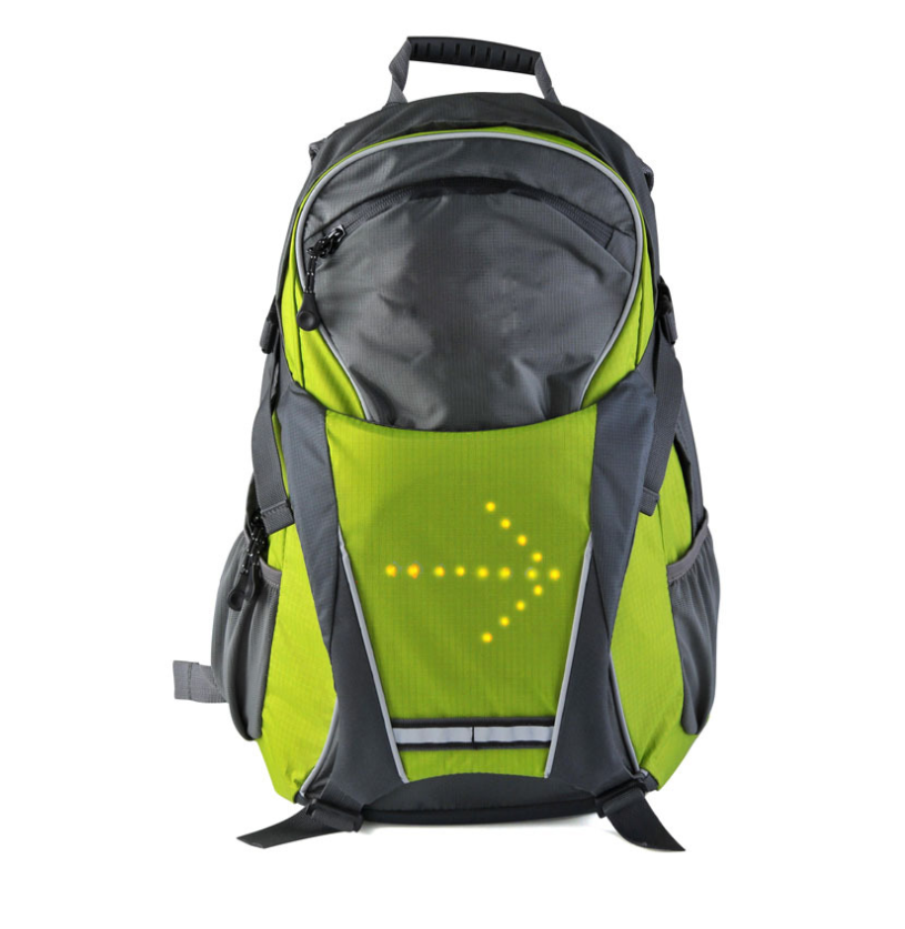 Fahrradrucksack mit LED-Warnlicht – Bild 3 | LuxeStyle