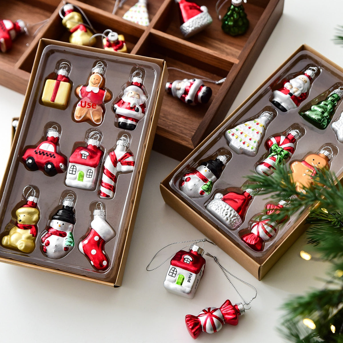 Weihnachts-Anhänger aus Glas – Bild 3 | LuxeStyle