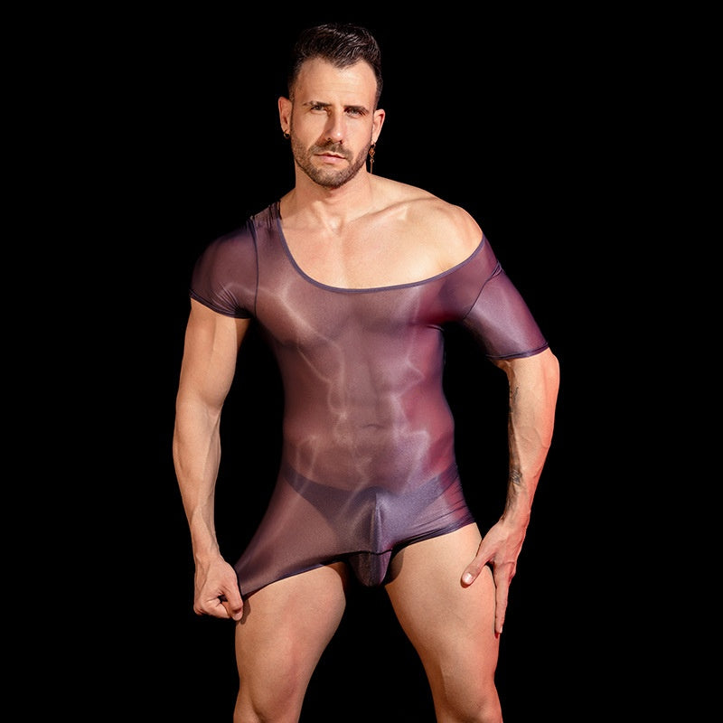 Figurbetonter Body im Boxer-Stil für Herren