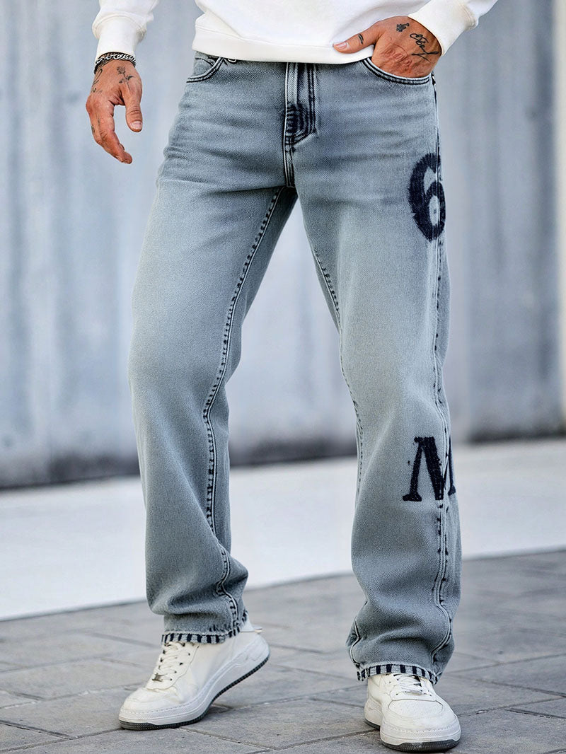 Gerade geschnittene Herren-Hosen