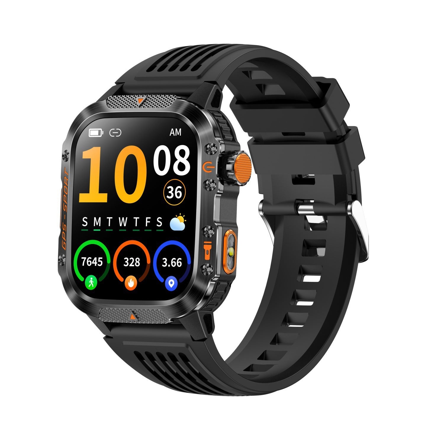 Outdoor-Sportuhr mit GPS und Bluetooth-Telefonie