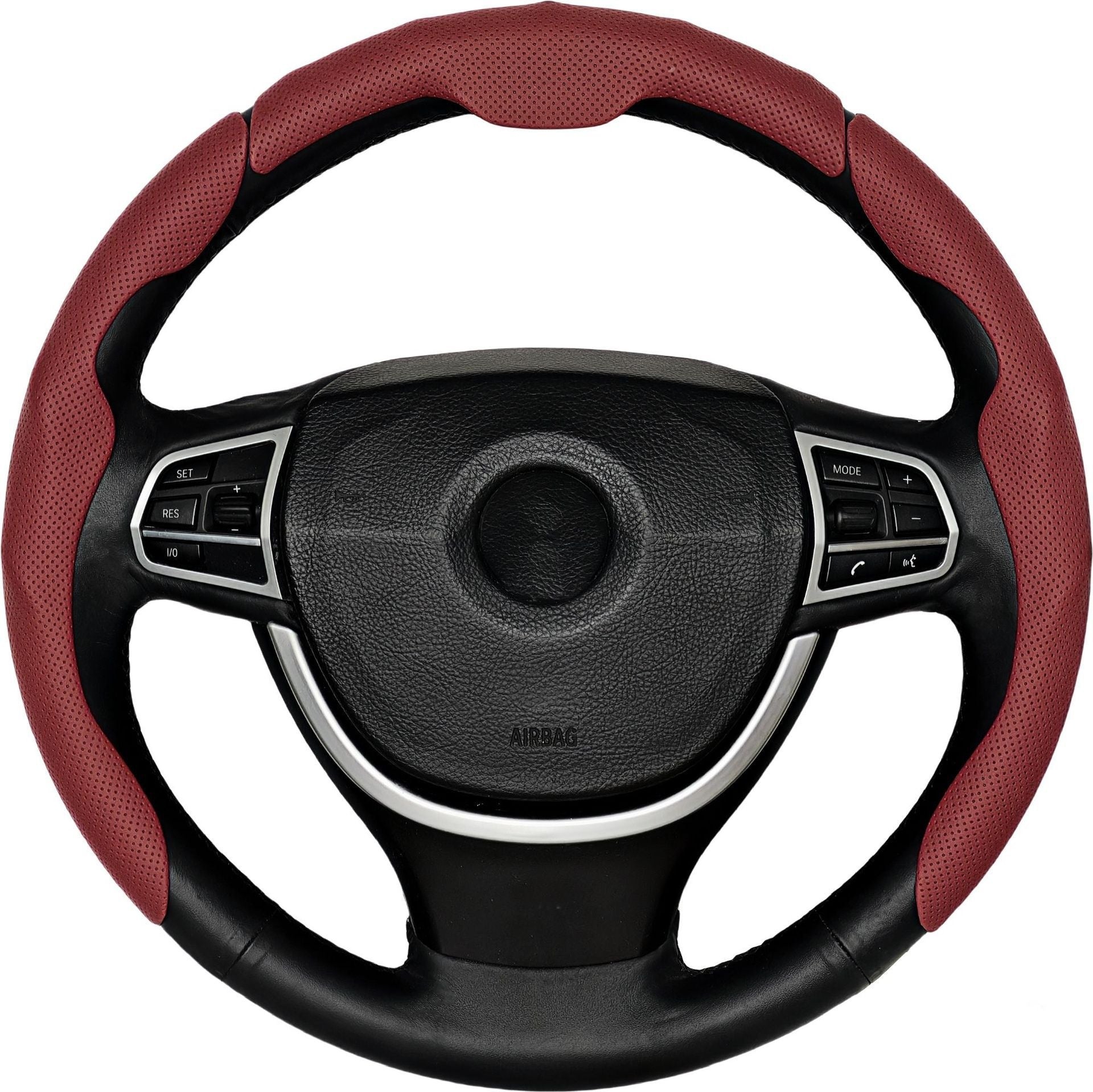 Sportlicher Lenkradbezug mit Kartenhalter (3er-Set)