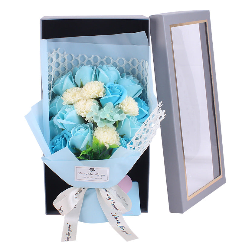 Rosen-Seifenblumen-Bouquet Geschenkbox – Bild 3 | LuxeStyle