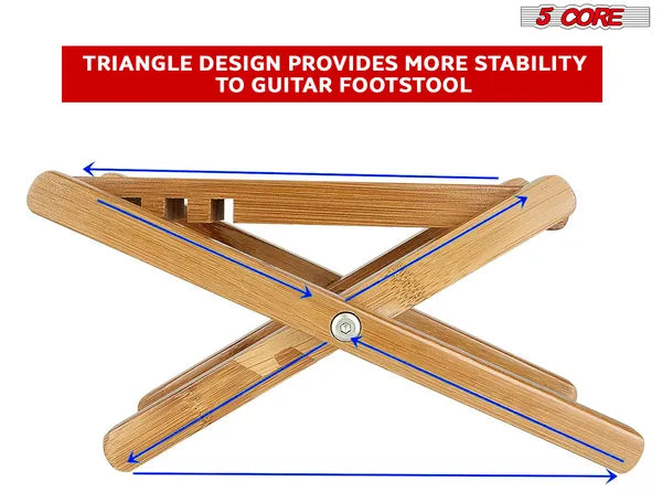 Gitarren-Fusshocker, 3-fach verstellbar – Ansicht 4