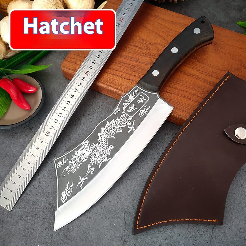 Drachen-Messer: Gezackte Klinge für Holz & Knochen