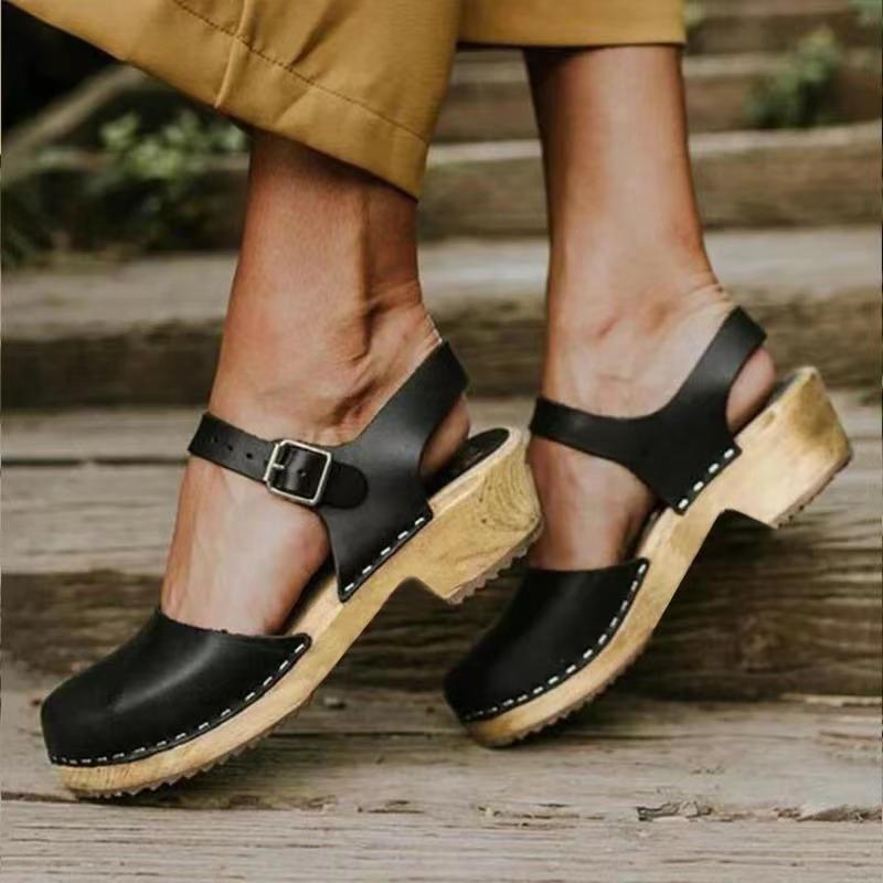Damen-Sandalen mit geschlossener Spitze – Bild 5 | LuxeStyle