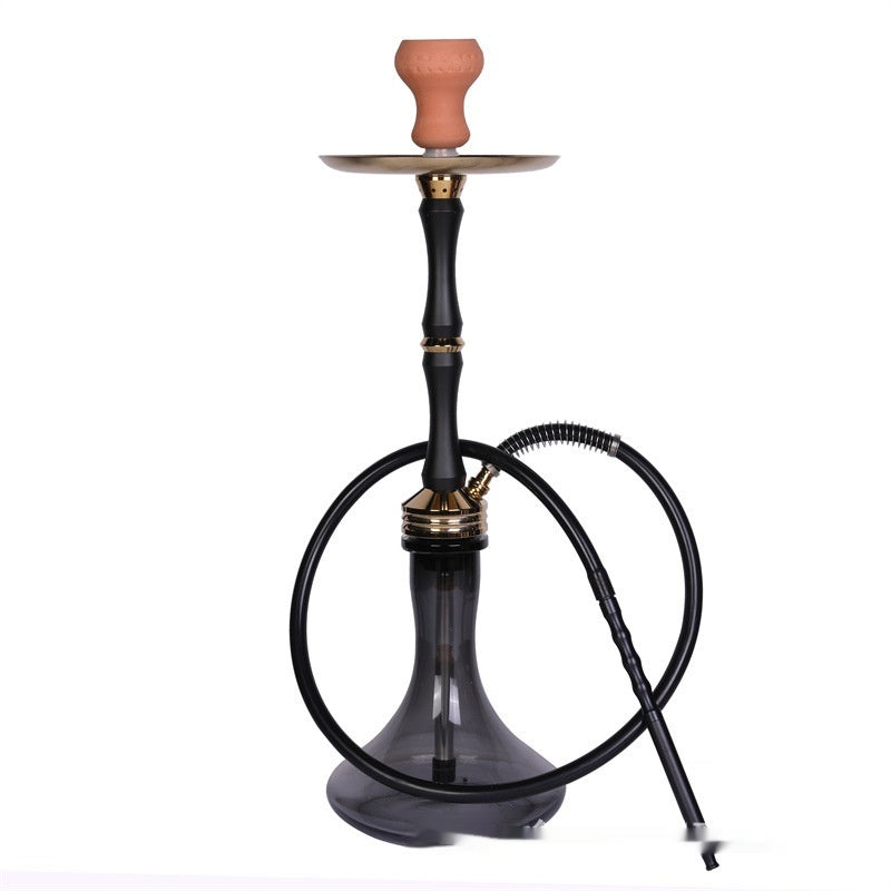 Shisha-Set Bambus-Aluminium-Legierung Elektroplattiert