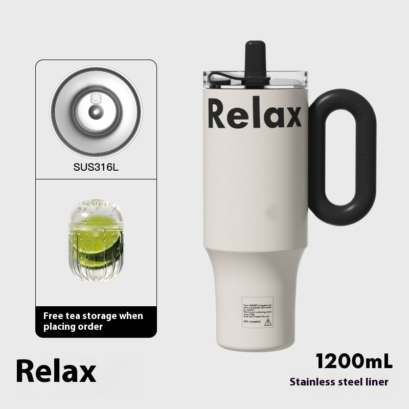 Thermos Becher 316L Edelstahl, 0-6-Stunden-Isolierung | LuxeStyle