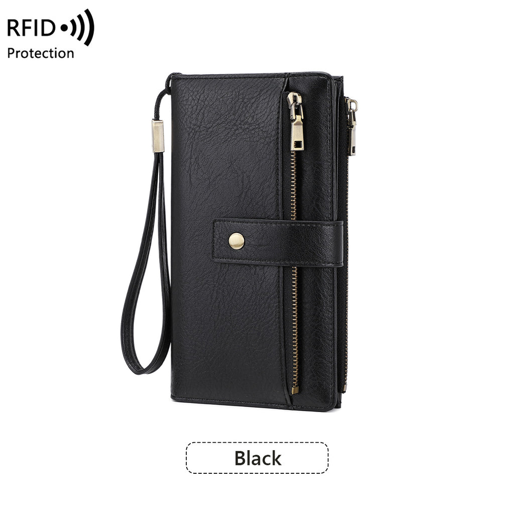 Anti-Magnetische Damen-Trifold-Card-Tasche – Bild 6 | LuxeStyle