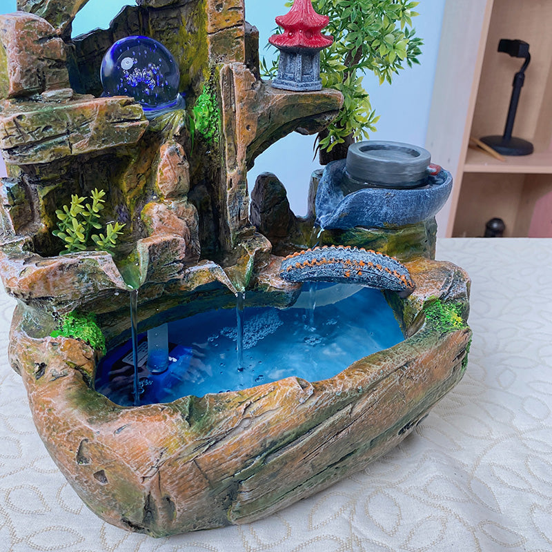 Kreatives Fischglas-Ornament für Bürodekoration