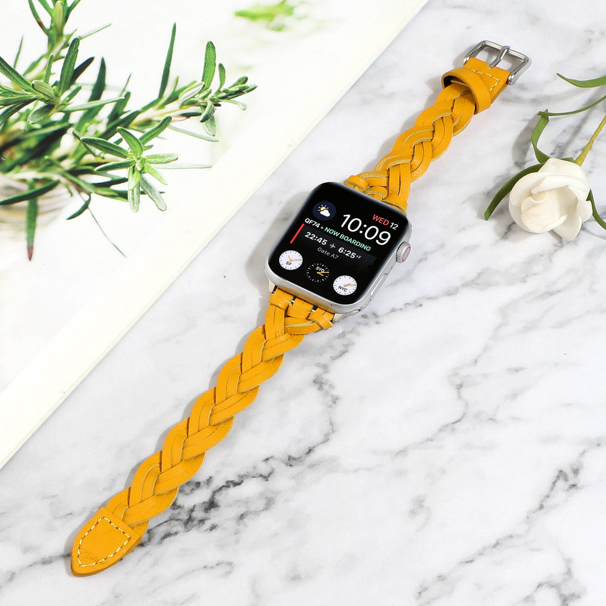 Armband für Smartwatch – geflochten, schmal – Bild 7 | LuxeStyle