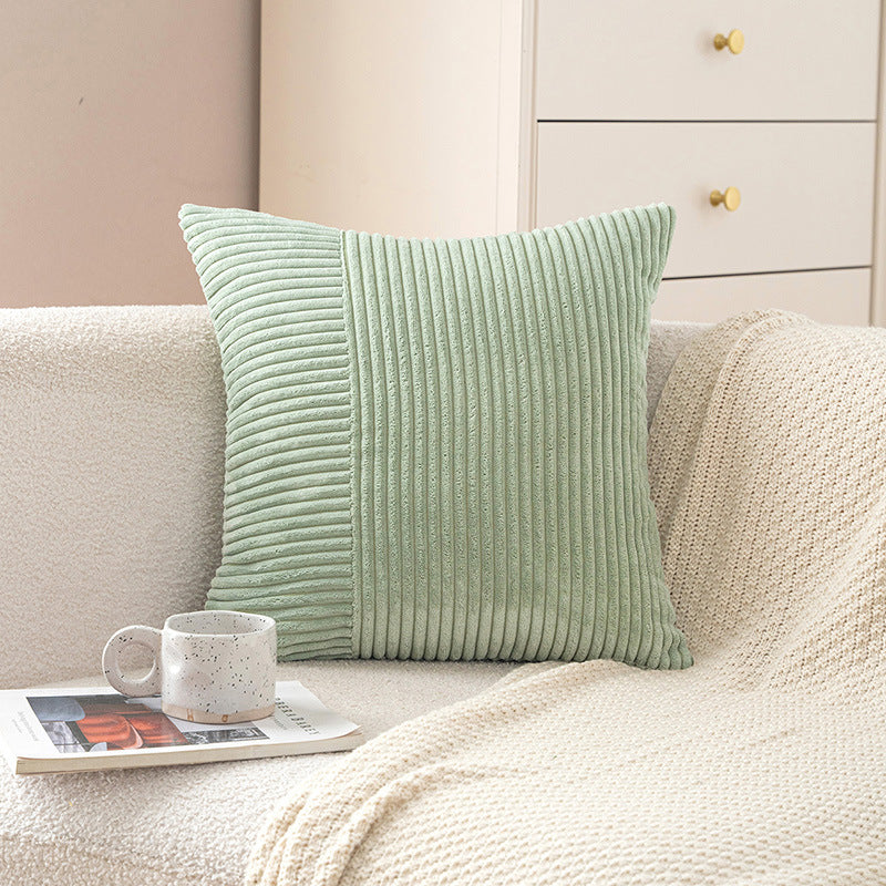 Kissen mit Kord und Ziernähten | LuxeStyle
