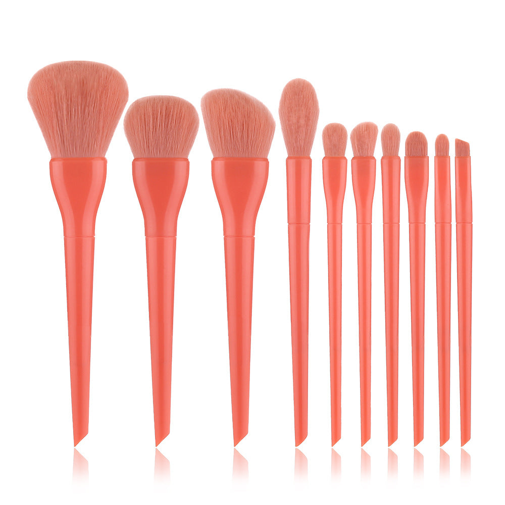 10 Make-up Pinsel in Pastellfarben