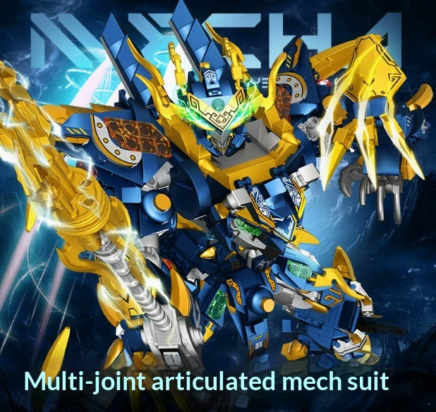 Mecha-Junge Bauklötze Set, 800 Teile – Bild 5 | LuxeStyle