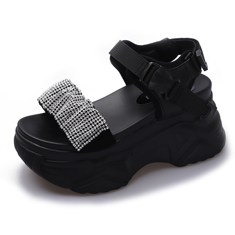 Bequeme Sport-Sandalen mit runder Zehenpartie | LuxeStyle