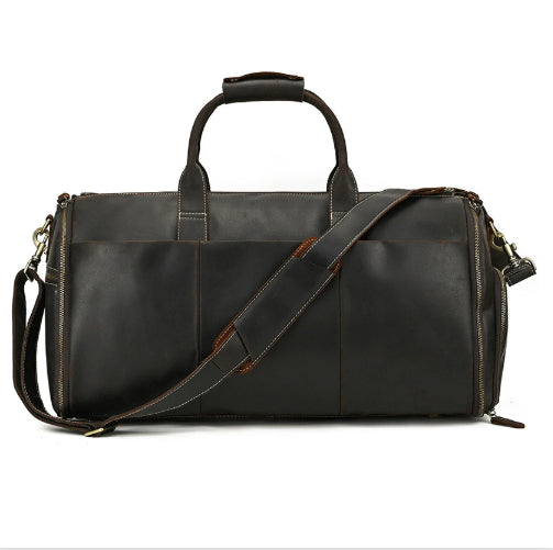 Vintage Reise-Sporttasche Leder faltbar – Bild 2 | LuxeStyle