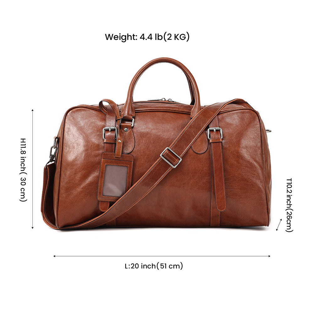 Retro-Leder Reisetasche