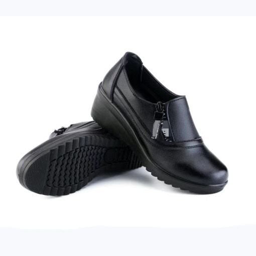 Keilabsatz-Schuhe für Damen mit Reissverschluss