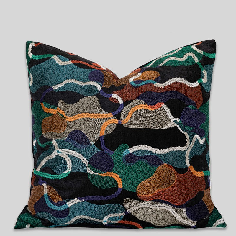 Kissenhülle «Cloud» Chenille bestickt – Bild 5 | LuxeStyle