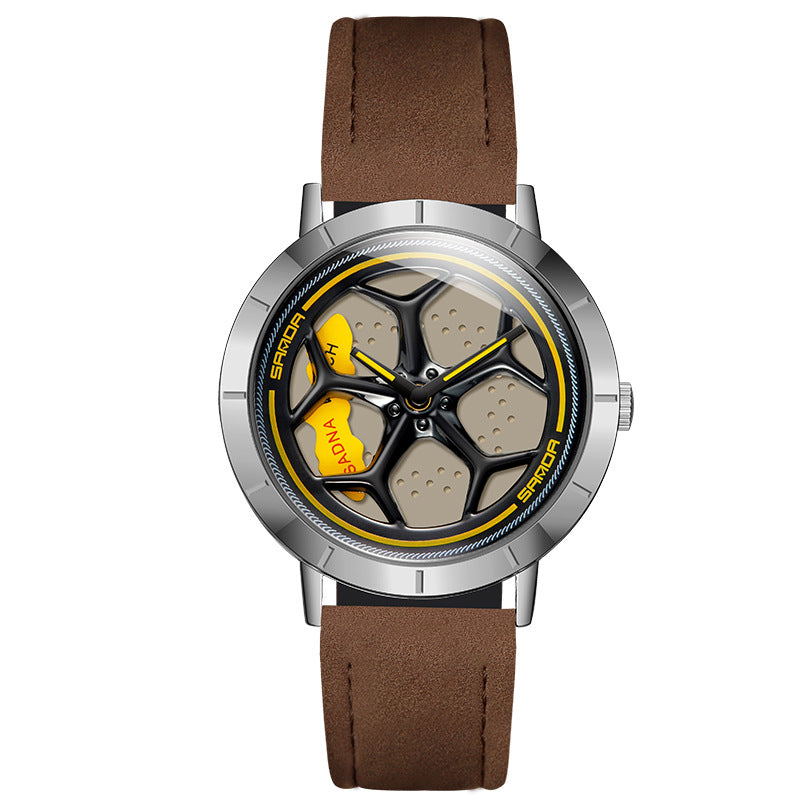 Sanda Wheel Quarz-Uhr – 43 mm, 30 m wasserdicht – Bild 3 | LuxeStyle