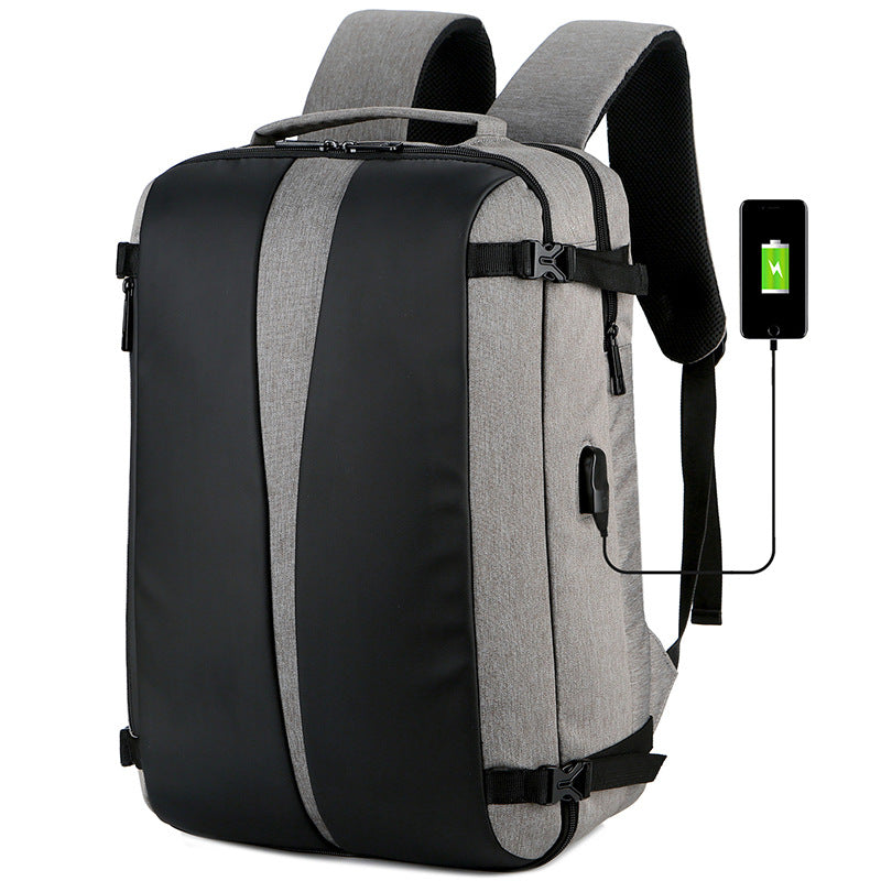 Business Rucksack Oxford-Stoff mit USB-Anschluss – Bild 5 | LuxeStyle