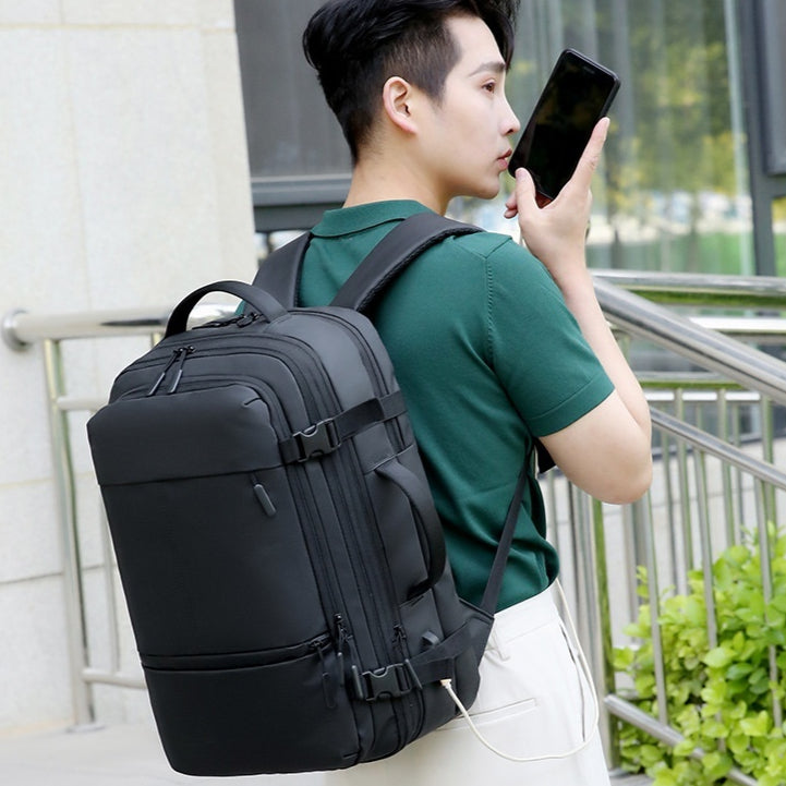 Wasserdichter, skalierbarer Reise-Rucksack – Bild 2 | LuxeStyle