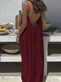 Losgelegtes Maxi-Kleid