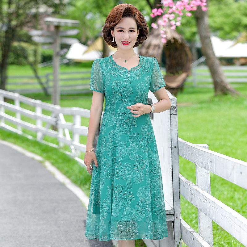 Kurzarm-Sommerkleid für Damen – Bild 3 | LuxeStyle