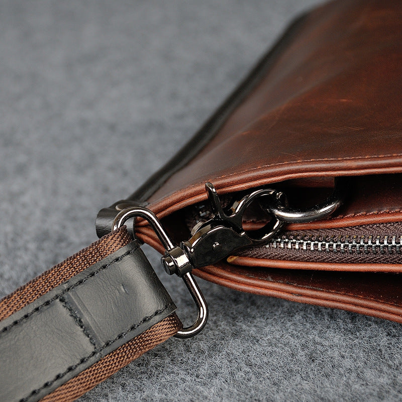 Men's Casual Messenger Bag aus PU-Leder – Bild 5 | LuxeStyle