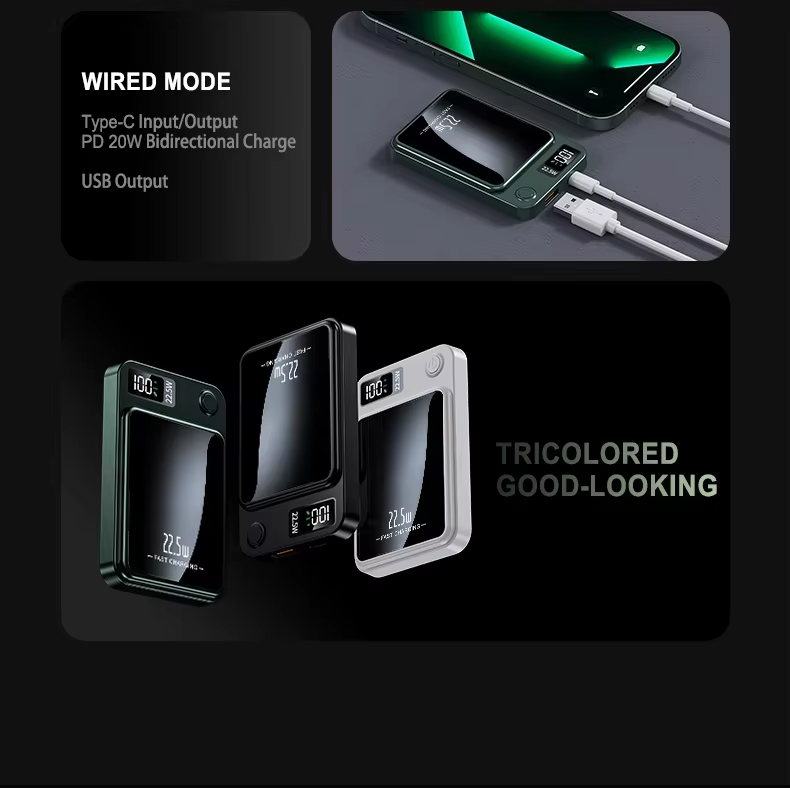 Magnetische Wireless Powerbank 10.000 mAh