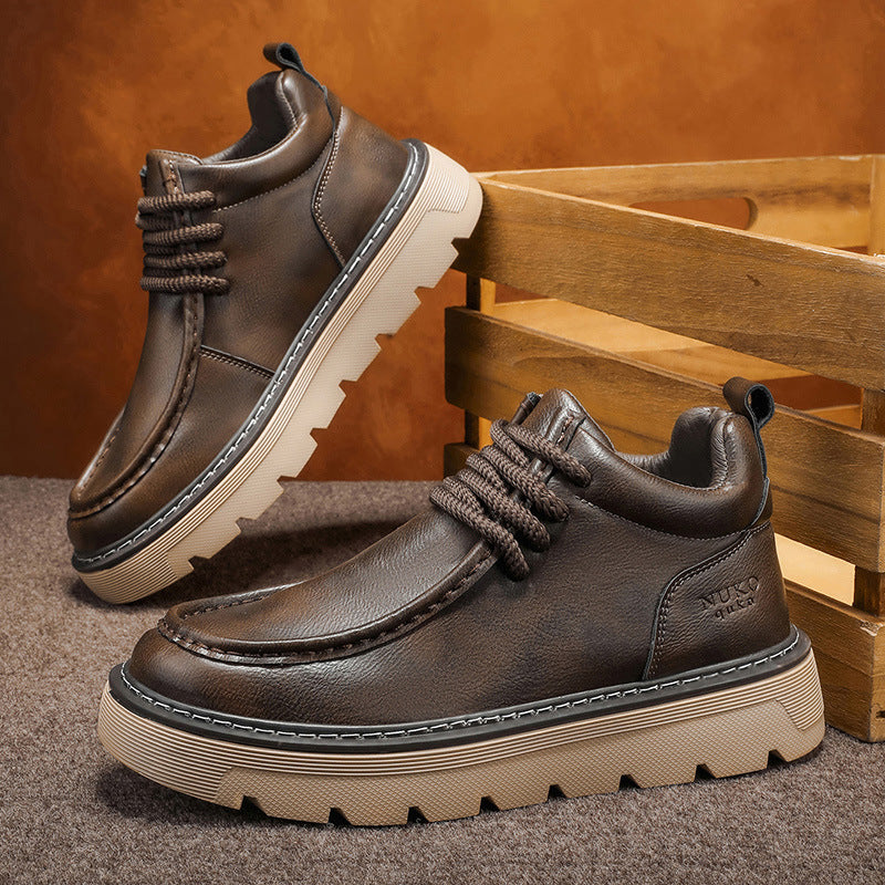 Retro Martin Plattform Arbeitsstiefel Herren – Bild 7 | LuxeStyle