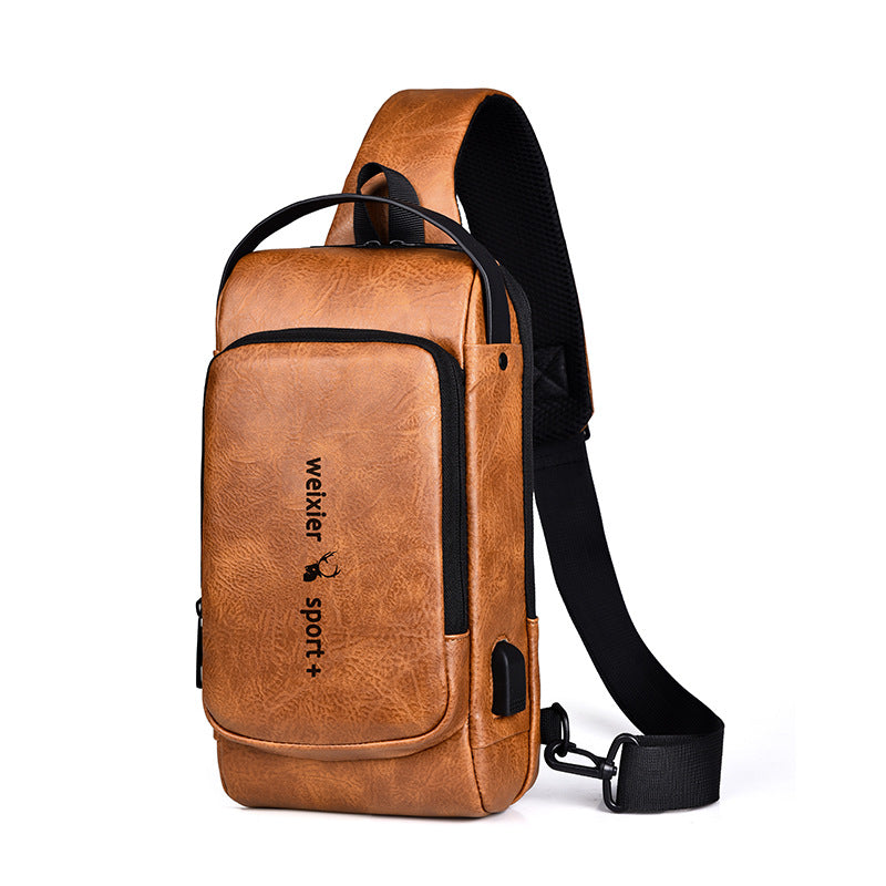 Retro Casual Schultertasche für Herren – Bild 9 | LuxeStyle