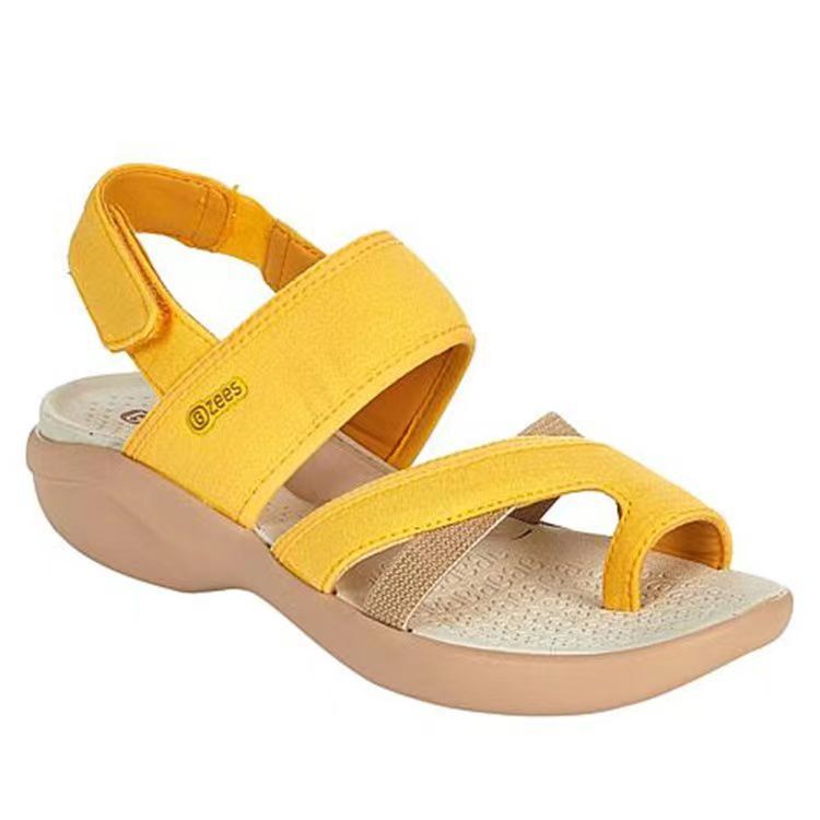 Grosse Sandalen mit Klett-Clip-Plattform für Frauen – Bild 6 | LuxeStyle