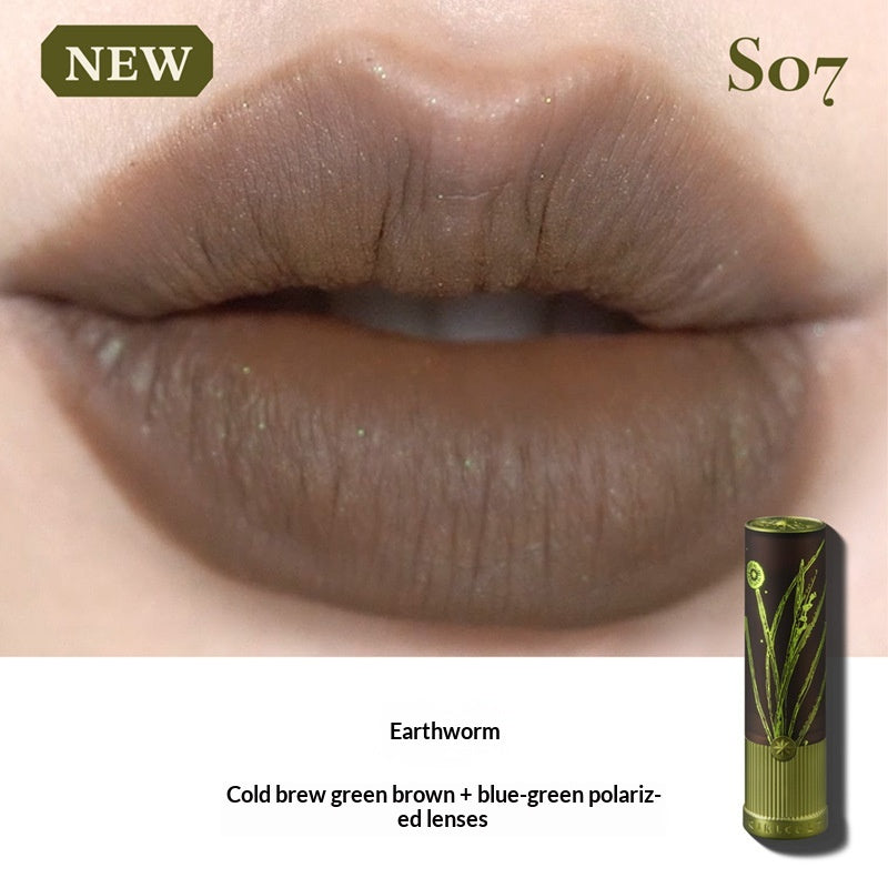 Matte Naturbraun Lippenstift für helle Haut