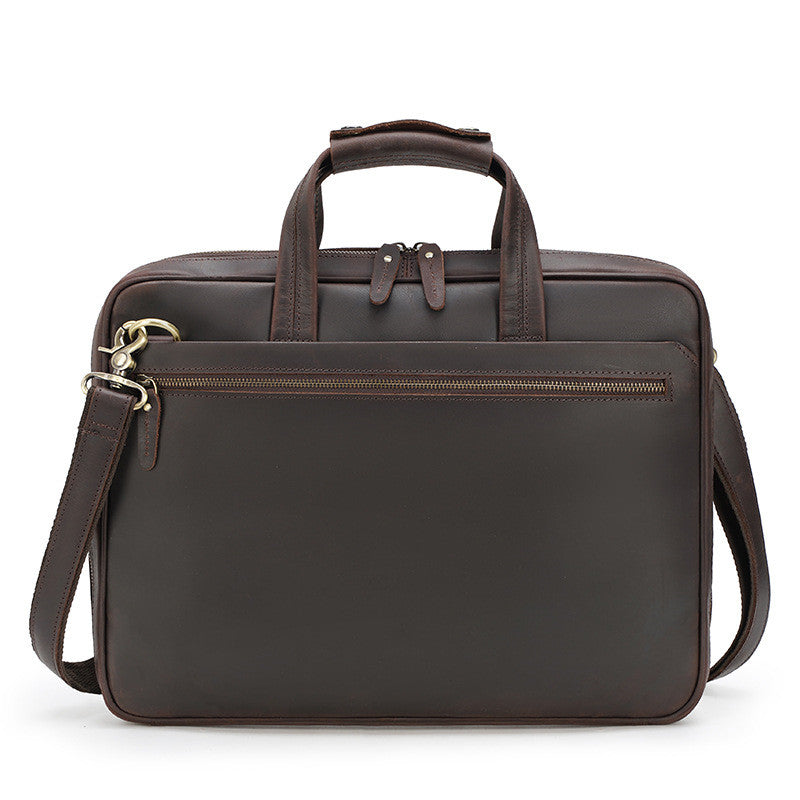 Retro Leder Businesstasche für Herren – Bild 4 | LuxeStyle