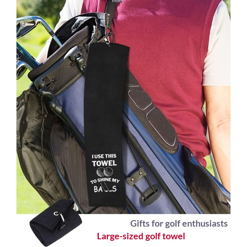 Golf-Handtuch mit Stickerei