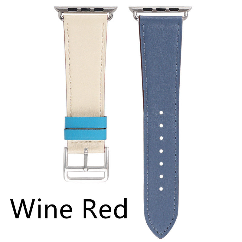 Zwei-Ton Leder-Uhrenarmband – Fashion – Bild 3 | LuxeStyle