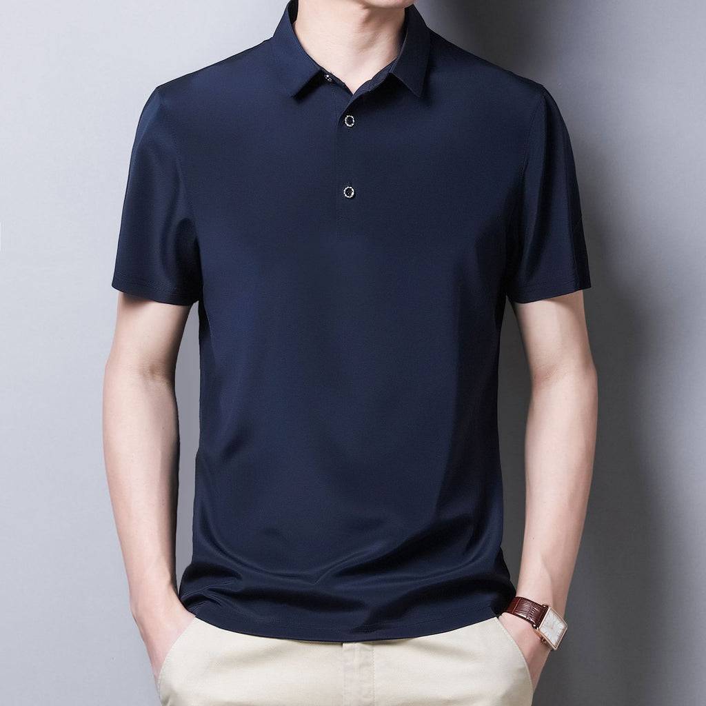 Sommer-Polo aus Mulberry-Seide