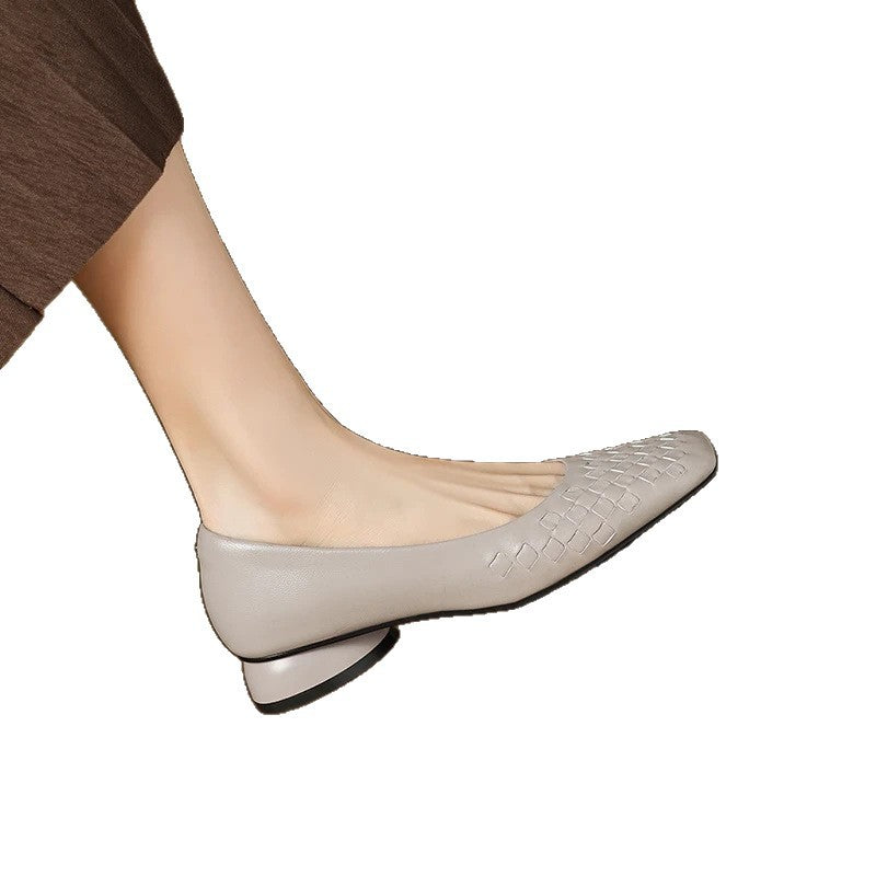 Französische Woven-Schuhe