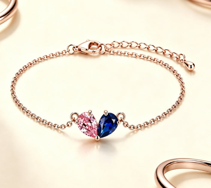 Schmuckset mit Wassertropfen-Anhänger – Bild 10 | LuxeStyle