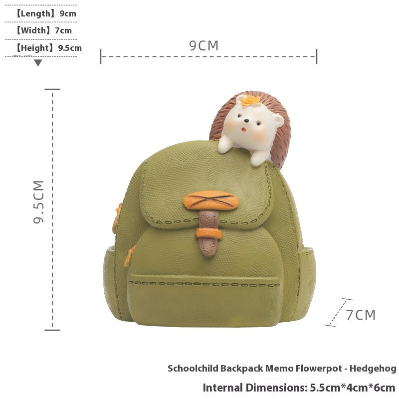 Rucksack-Blumentopf Stiftehalter – Bild 2 | LuxeStyle