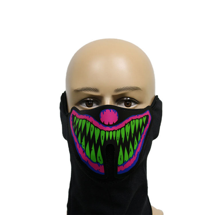 Leuchtende Halloween Party Maske