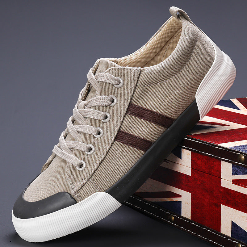 Leichte Canvas Low-Top Herrenschuhe – Bild 5 | LuxeStyle