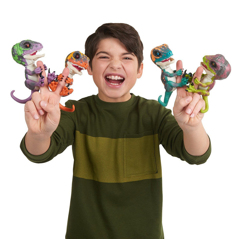 Finger-Dinosaurier mit Sound & Interaktion