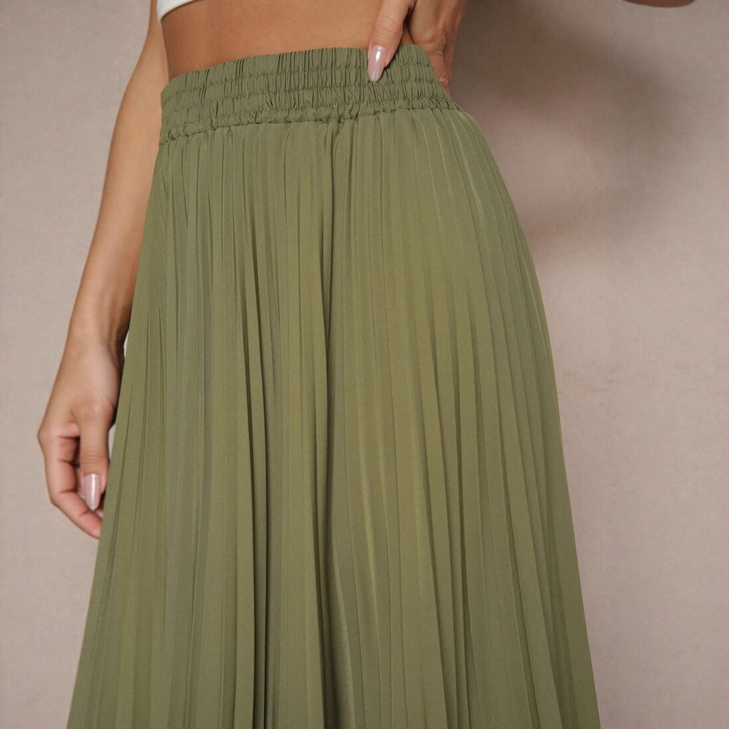 Eleganter Plisseerock mit fliessendem Fall – Bild 2 | LuxeStyle