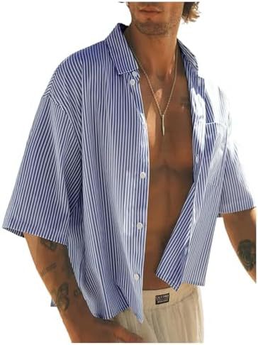 Y2K Loose Fit Kurzarm-Top für Herren