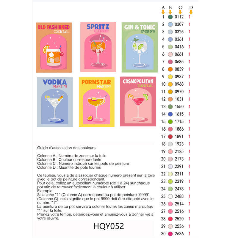 Mini Malset 15x20 gerahmt, 6-teilig | LuxeStyle