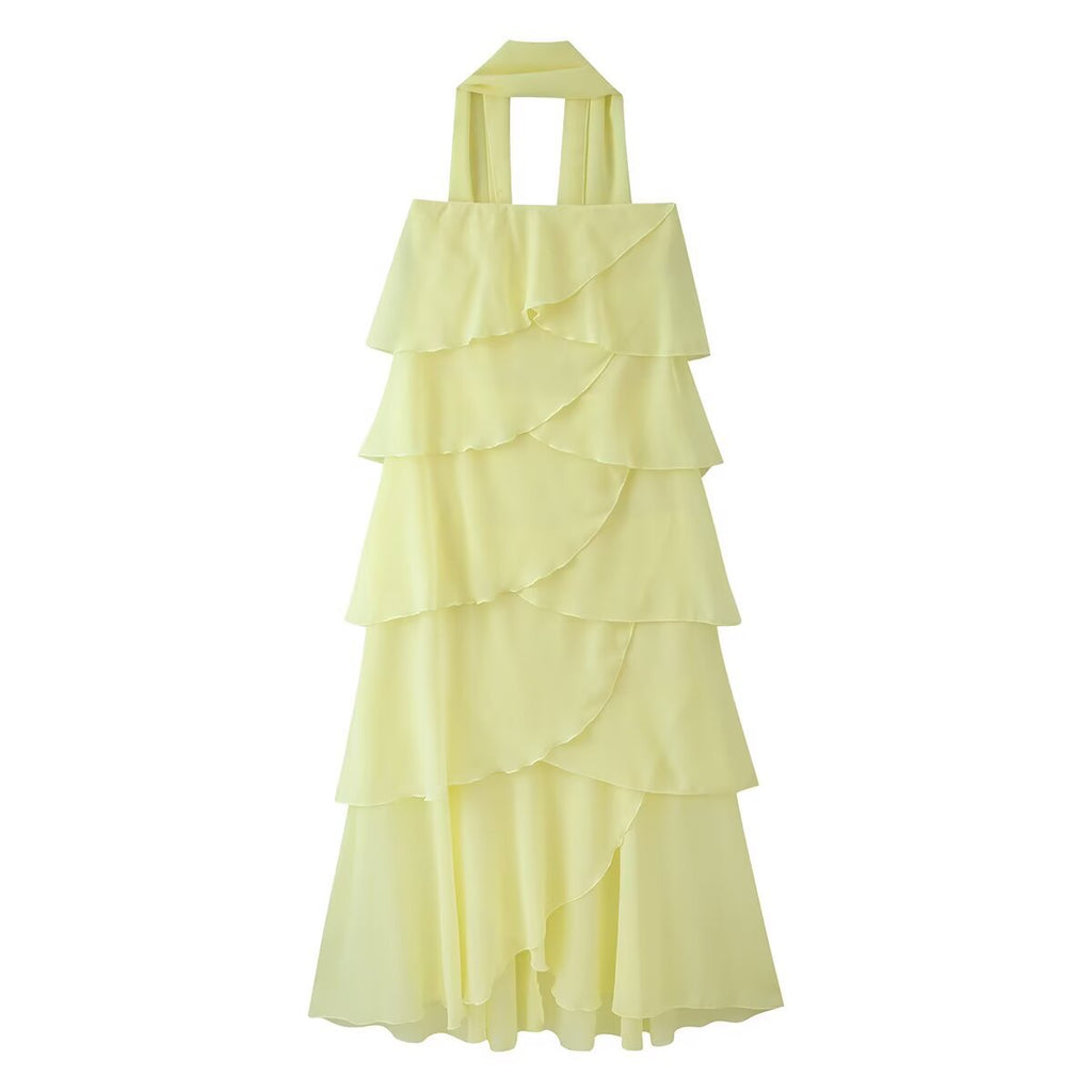 Elegantes Rüschenkleid