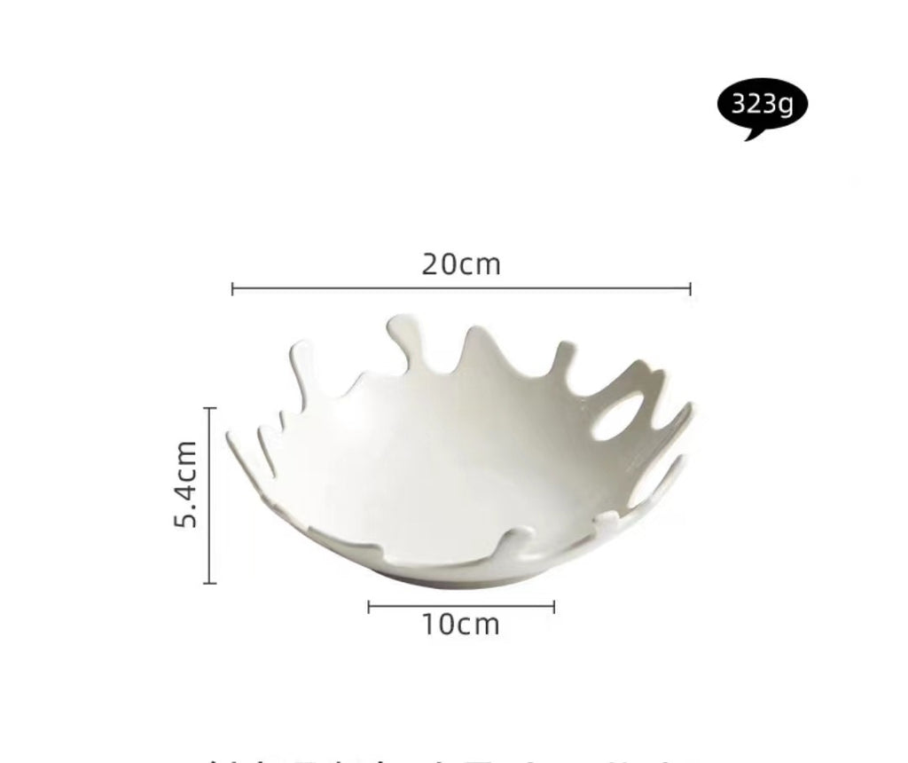 Keramische Dessertschale Pure White – Bild 2 | LuxeStyle