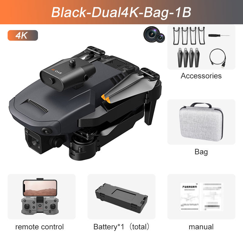 Faltbare 4K-Drone mit Hinderniserkennung